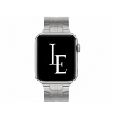 Apple Watch 38-42mm | Apple Watch (38/40/SE/41/42mm) - L'Empiri™ X36 Ægte Titanium Rem - Sølv - DELUXECOVERS.DK