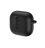 Airpods 4 | AirPods 4 | XDCASE™ TPU Læder Cover - Sort - DELUXECOVERS.DK