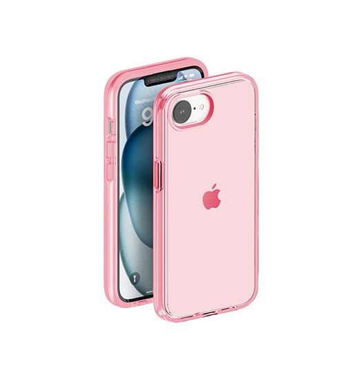 iPhone 17e / 16e | iPhone 17e / 16e - Ballet™ Crystal Silikone Bagside Cover - Pink - DELUXECOVERS.DK