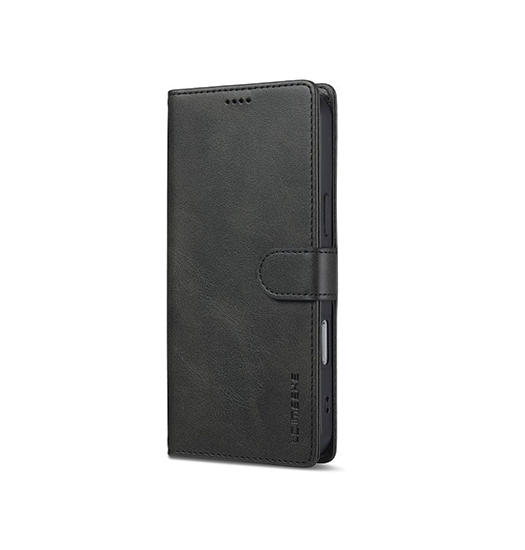 iPhone 17 Pro | iPhone 17 Pro - LC.IMEEKE™ Læder Cover M. Kortholder - Sort - DELUXECOVERS.DK