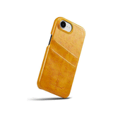 iPhone 17e / 16e | iPhone 17e / 16e - NX Design™ Læder Cover M. Kortholder - Lysebrun - DELUXECOVERS.DK