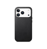 iPhone 17 Pro | iPhone 17 Pro - DeLX® Læder Cover - MagSafe Kompatibel - Sort - DELUXECOVERS.DK