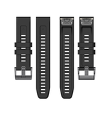 QUICKFIT | Garmin QuickFit 26mm - ACTIVE™ Velo Silikone Rem - Sort - DELUXECOVERS.DK