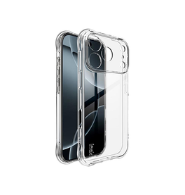 iPhone 17 Pro Max | iPhone 17 Pro Max - imak™ Silent Stødsikker Silikone Cover - Klar - DELUXECOVERS.DK