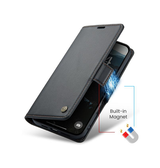 iPhone 17 Pro Max | iPhone 17 Pro Max - CaseMe™ Neo Læder Cover / Pung - Sort - DELUXECOVERS.DK