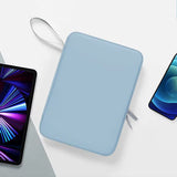iPad Pro 11 (2020) | iPad Pro 11" (2020) - BUBM® Beskyttende sleeve med organizer - Blå - DELUXECOVERS.DK