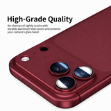 iPhone Beskyttelsesglas | iPhone 18 Pro - Kalebol™ Metal Kamera Linse Beskyttelsesglas - Rød - DELUXECOVERS.DK