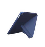 iPad Air 1 | iPad Air 1 (9.7") 2013 - Orgami Trifold Læder Cover M. Stander - Navy - DELUXECOVERS.DK