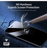 iPhone Beskyttelsesglas | iPhone 7/8/SE(2020/2022) - DUX DUCIS® Premium Hærdet Beskyttelsesglas - Privacy - DELUXECOVERS.DK