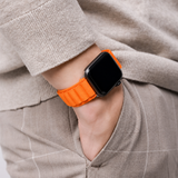Apple Watch 42-49mm | Apple Watch (42/44/SE/45/46/49mm) - L'Empiri™ Trail-X Nylon Loop - Orange - DELUXECOVERS.DK