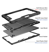 iPad Pro 12,9 (2018) | iPad Pro 12,9" (2018) - ToughCase™ 360° Håndværker Cover - Sort - DELUXECOVERS.DK