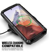 Samsung Galaxy S25 | Samsung Galaxy S25 - R-JUST™ Safeguard Vandtæt 360 °Cover - Sort - DELUXECOVERS.DK