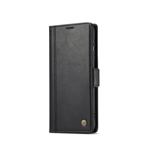 Samsung Galaxy S24 Plus | Samsung Galaxy S24 Plus - LC.IMEEKE™ Læder Cover M. Kortholder - Sort - DELUXECOVERS.DK