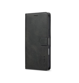 iPhone 17 Pro Max | iPhone 17 Pro Max - LC.IMEEKE™ Læder Cover M. Kortholder - Sort - DELUXECOVERS.DK