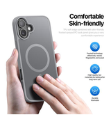 iPhone 17 | iPhone 17 - DUX DUCIS™ MagSafe Silikone Cover - Grå - DELUXECOVERS.DK