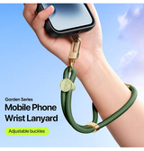 Mobilrem, håndledsrem, Nylon snor | DUX DUCIS™ Kort Nylon Snor / Strop til Mobil & iPhone - Mørkegrøn - DELUXECOVERS.DK