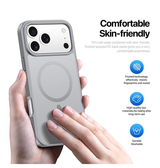 iPhone 17 Pro | iPhone 17 Pro - DUX DUCIS™ MagSafe Silikone Cover - Grå - DELUXECOVERS.DK