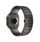 Apple Watch 42-49mm | Apple Watch (42/44/SE/45/46/49mm) - L'Empiri™ X34 Ægte Titanium Rem - Titaniumgrå - DELUXECOVERS.DK