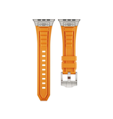 Apple Watch 42-49mm | Apple Watch (42/44/SE/45/46/49mm) - High Stretch Armor Silikonerem - Orange - DELUXECOVERS.DK