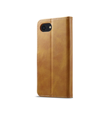iPhone 17e / 16e | iPhone 17e / 16e - LC.IMEEKE™ Læder Cover M. Kortholder - Lysebrun - DELUXECOVERS.DK