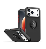 iPhone 17 Pro | iPhone 17 Pro - PRO™ Armor Cover m. Ring Holder - Sort - DELUXECOVERS.DK