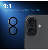 iPhone Beskyttelsesglas | iPhone 16 - NTJO™ 9H Kamera Linse Beskyttelsesglas - Gennemsigtig - DELUXECOVERS.DK
