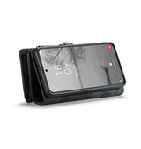 Samsung Galaxy S25 | Samsung Galaxy S25 - CaseMe™ Multifunktionel Læder Etui / Pung - Sort - DELUXECOVERS.DK