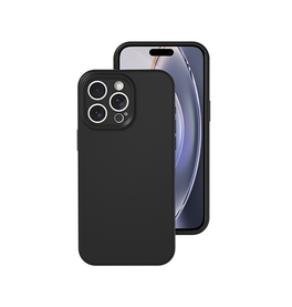 iPhone 16 Pro Max | iPhone 16 Pro Max - Deluxe™ Jelly Silikone Cover - Sort - DELUXECOVERS.DK