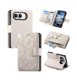 iPhoneDuo | iPhone Duo – Bloom Læder Etui M. Pung - Khaki - DELUXECOVERS.DK