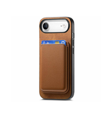 iPhone 17 Air | iPhone 17 Air - Valora™ MagSafe Cover med Aftagelig Kortholder - Retro Brun - DELUXECOVERS.DK