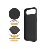 iPhone 17 Air | iPhone 17 Air - DeLX™ Silikone Cover m. MagSafe Ring - Sort - DELUXECOVERS.DK