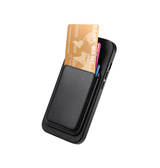 iPhone 17e / 16e | iPhone 17e / 16e - Valora™ MagSafe Cover med Aftagelig Kortholder - Retro Sort - DELUXECOVERS.DK