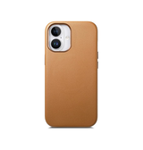 iPhone 17 | iPhone 17 - DeLX® Læder Cover - MagSafe Kompatibel - Brun - DELUXECOVERS.DK