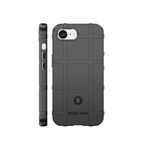 iPhone 17e / 16e | iPhone 17e / 16e - RUGGED SHIELD™ Stødsikkert Håndværker Cover - Sort - DELUXECOVERS.DK