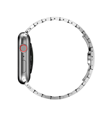 Apple Watch 38-42mm | Apple Watch (38/40/SE/41/42mm) - L'Empiri™ Crono Stål Rem - Sølv - DELUXECOVERS.DK