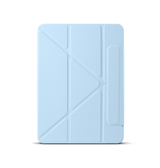 iPad Pro 12,9 (2020) | iPad Pro 12.9" (2020) - NOBLE™ Magnetisk Trifold Cover - Blå - DELUXECOVERS.DK