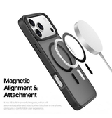 iPhone 17 Pro | iPhone 17 Pro - DUX DUCIS™ MagSafe Silikone Cover - Sort - DELUXECOVERS.DK