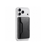 Mobil kortholder | MAGKING™ - K4 Læder RFID Kortholder - M. MagSafe - Sort - DELUXECOVERS.DK