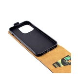 iPhone 14 Pro Max | iPhone 14 Pro Max - Diary Vertikal Læder FlipCover Etui - Sort - DELUXECOVERS.DK