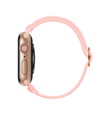 Apple Watch 42-49mm | Apple Watch (42/44/SE/45/46/49mm) - Polyester Nylon Rem Armbånd - Pink - DELUXECOVERS.DK