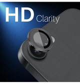 iPhone Beskyttelsesglas | iPhone 17e / 16e - NTJO™ 9H Kamera Linse Beskyttelsesglas - Sort - DELUXECOVERS.DK