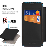 Samsung Galaxy S25 Plus | Samsung Galaxy S25 Plus - DUX DUCIS® MagSafe Flip Cover - Kortholder - Sort - DELUXECOVERS.DK