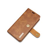 iPhone 6 / 6s | iPhone 6/6s - Vintage 2-i-1 læder etui (aftageligt cover) – Brun – DG.MING™ - DELUXECOVERS.DK