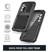 Samsung Galaxy S25 | Samsung Galaxy S25 - R-JUST™ Safeguard Vandtæt 360 °Cover - Sort - DELUXECOVERS.DK