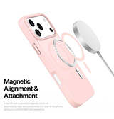 iPhone 17 Pro Max | iPhone 17 Pro Max - DUX DUCIS™ MagSafe Silikone Cover - Lyserød - DELUXECOVERS.DK