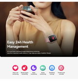 SmartWatch | Aktivitetsur - Bluetooth 5.4 - Pulsmåling - SmartWatch - Pink - DELUXECOVERS.DK