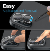 iPhone Beskyttelsesglas | iPhone 16 - NTJO™ 9H Kamera Linse Beskyttelsesglas - Gennemsigtig - DELUXECOVERS.DK