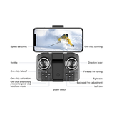 Drönare | CREATIVITY-PRO™ - Fjärrstyrd minidrönare - 4K - Wifi - Svart - DELUXECOVERS.SE