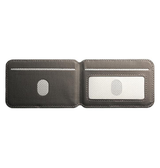 Mobil kortholder | <X>ESEBLE™ - RFID Læder Kortholder til iPhone - M. MagSafe - Mørkegrå - DELUXECOVERS.DK
