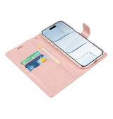 iPhone 17 Air | iPhone 17 Air - GOOSPERY® Læder Cover - Lyserød - DELUXECOVERS.DK